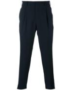 Pal Zileri Elasticated Cuff Trousers, Men's, Size: 50, Blue, Wool/viscose