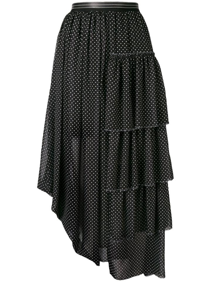 Loewe Midi Pleated Skirt - Black