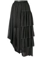 Loewe Midi Pleated Skirt - Black