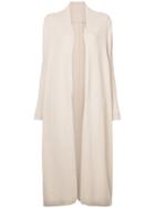 Rosetta Getty Draped Cardi-coat - Nude & Neutrals