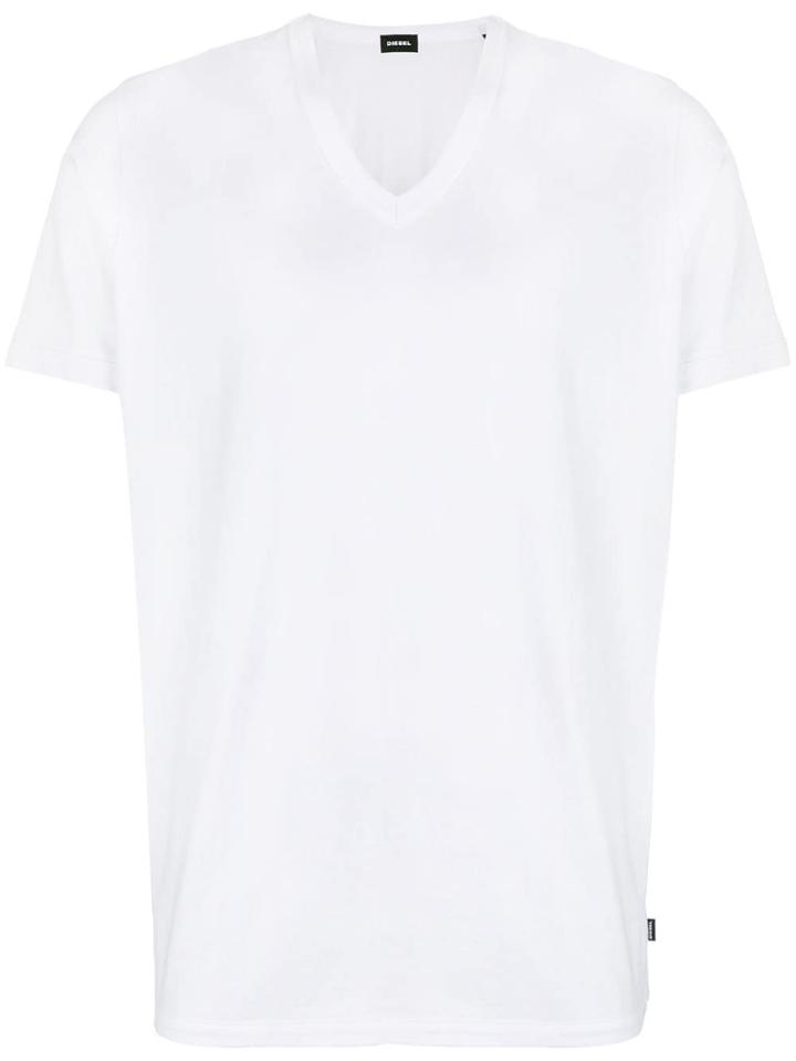 Diesel Loose V-neck T-shirt - White