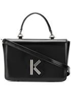 Kenzo K Satchel Bag - Black