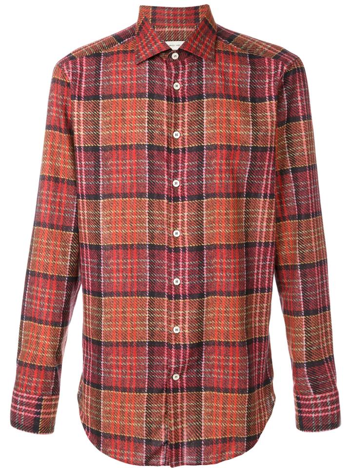 Etro Checked Shirt - Red