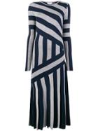 Gabriela Hearst Striped Dress - Blue