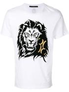 Billionaire Lion And Monogram Print T-shirt - White