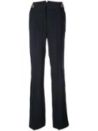 Petar Petrov Side-striped Wide-leg Trousers - Blue