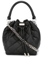 Stella Mccartney 'falabella' Quilted Bucket Tote, Women's, Black