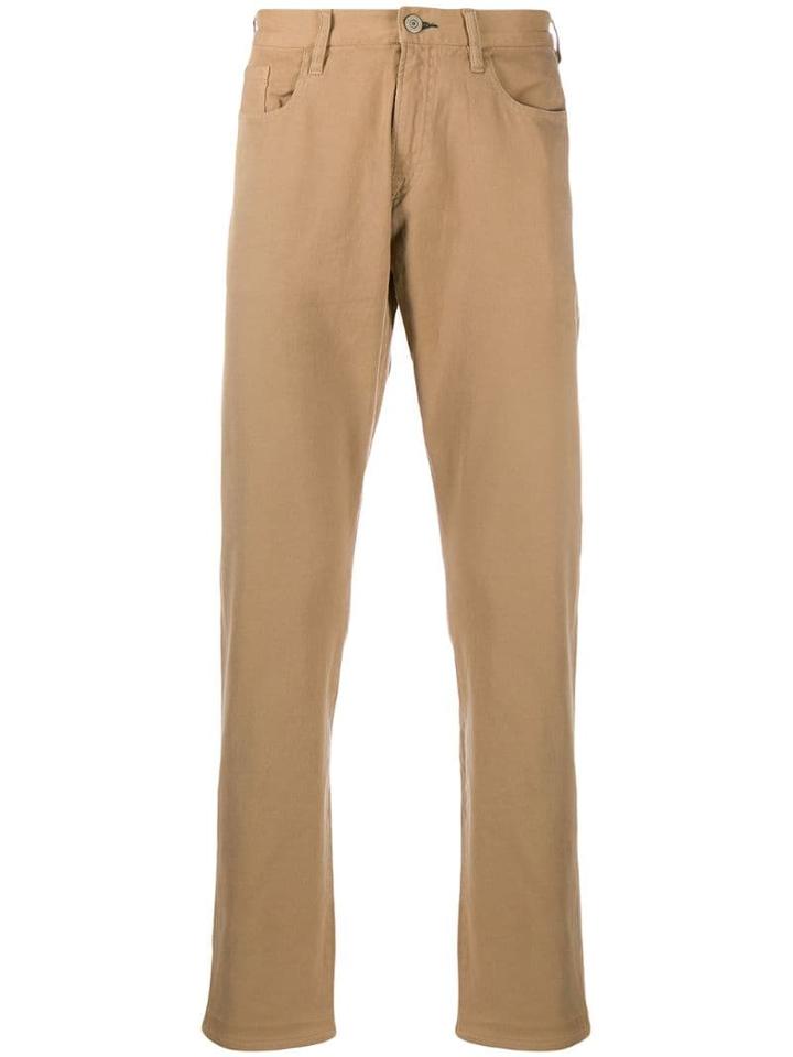 Ps Paul Smith Straight-leg Chino Trousers - Neutrals