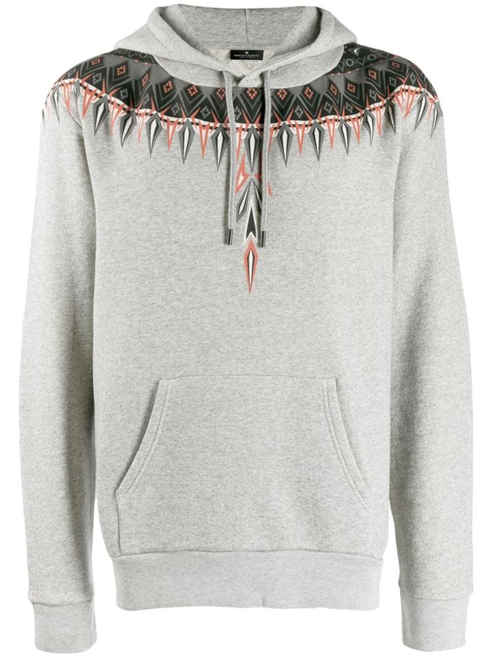 Marcelo Burlon County Of Milan Norwegian Wings Hoodie - Grey