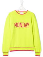 Alberta Ferretti Kids Monday Sweater - Yellow