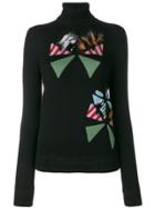 Fendi Butterfleye Embroidered Jumper - Black