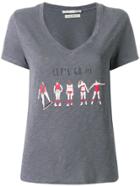 Cotélac Let's Go Print T-shirt - Grey