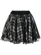 Redemption Checked Mini Skirt - Black