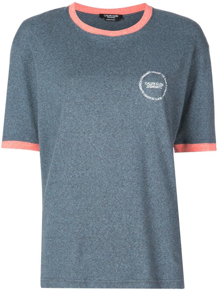 Calvin Klein 205w39nyc Logo Print T-shirt - Grey