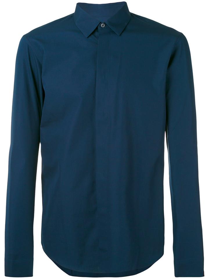Jil Sander - Slim Fit Shirt - Men - Cotton - 42, Blue, Cotton