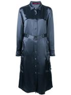Sies Marjan Belted Midi Shirt Dress - Grey