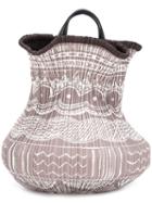 Pleats Please By Issey Miyake Printed Pleated Bucket Tote, Women's, Brown