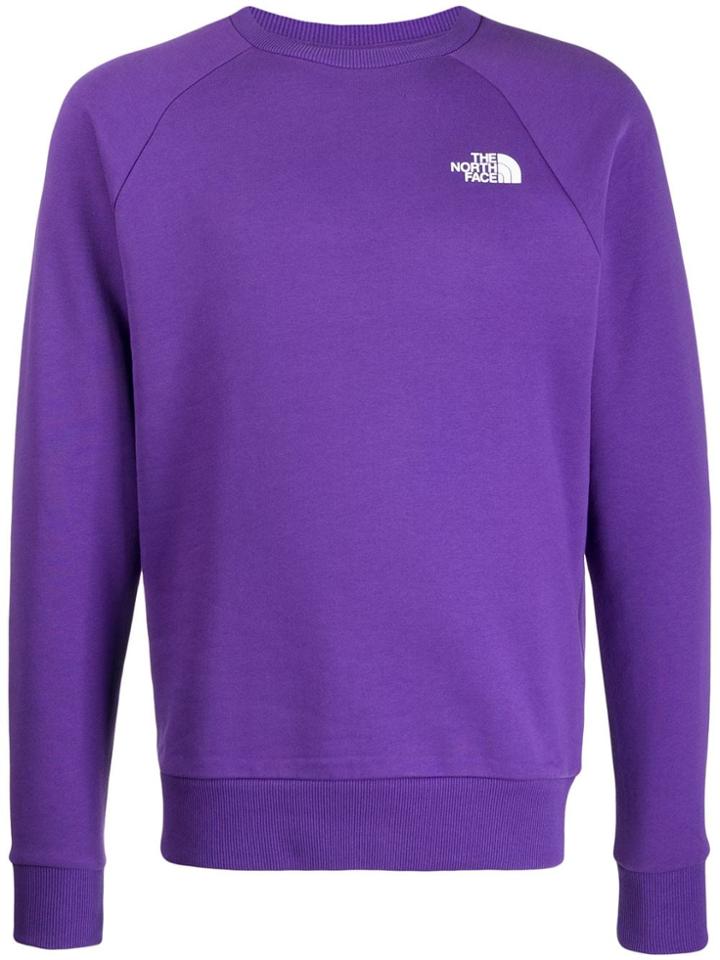 The North Face Logo Print Sweatshirt - Purple