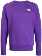 The North Face Logo Print Sweatshirt - Purple