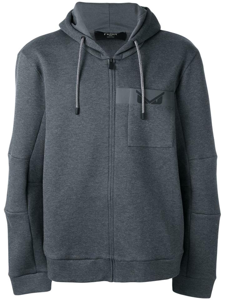 Fendi Bag Bugs Hoodie - Grey