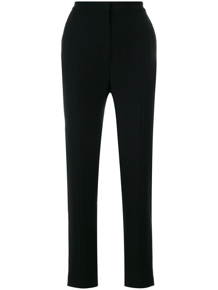 Marc Cain High Waisted Tailored Trousers - Black