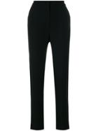 Marc Cain High Waisted Tailored Trousers - Black