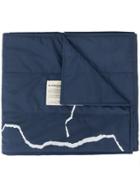 A-cold-wall* Lightning Print Scarf - Blue