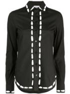 Moschino Painted Detail Button-up Top - Black