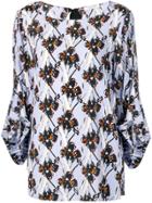 Dorothee Schumacher Orchid Print Top - Blue