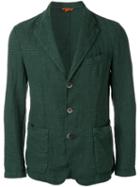 Barena Casual Blazer, Men's, Size: 54, Green, Cotton/linen/flax/polyester