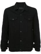 Rta Button-up Denim Jacket - Black