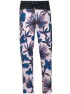 Liu Jo Printed Tapered Trousers - Blue