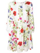 Blugirl Floral Mini Dress - White