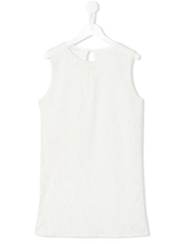 Opililai - Plain Dress - Kids - Cotton/linen/flax - 3 Yrs, White