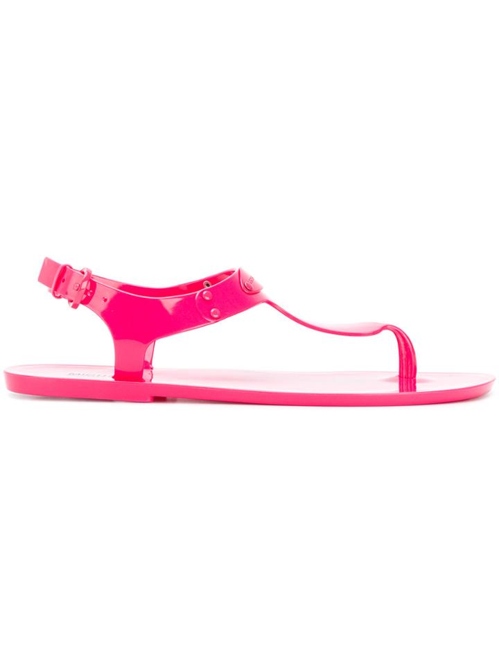 Michael Michael Kors Logo Jelly Sandals - Pink & Purple