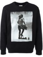 Palm Angels Photo Print Sweatshirt, Men's, Size: Medium, Black, Cotton