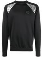 Plein Sport Metallic Panel Sweatshirt - Black
