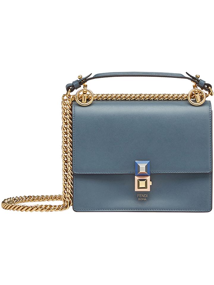 Fendi Kan I Small Handbag - Blue