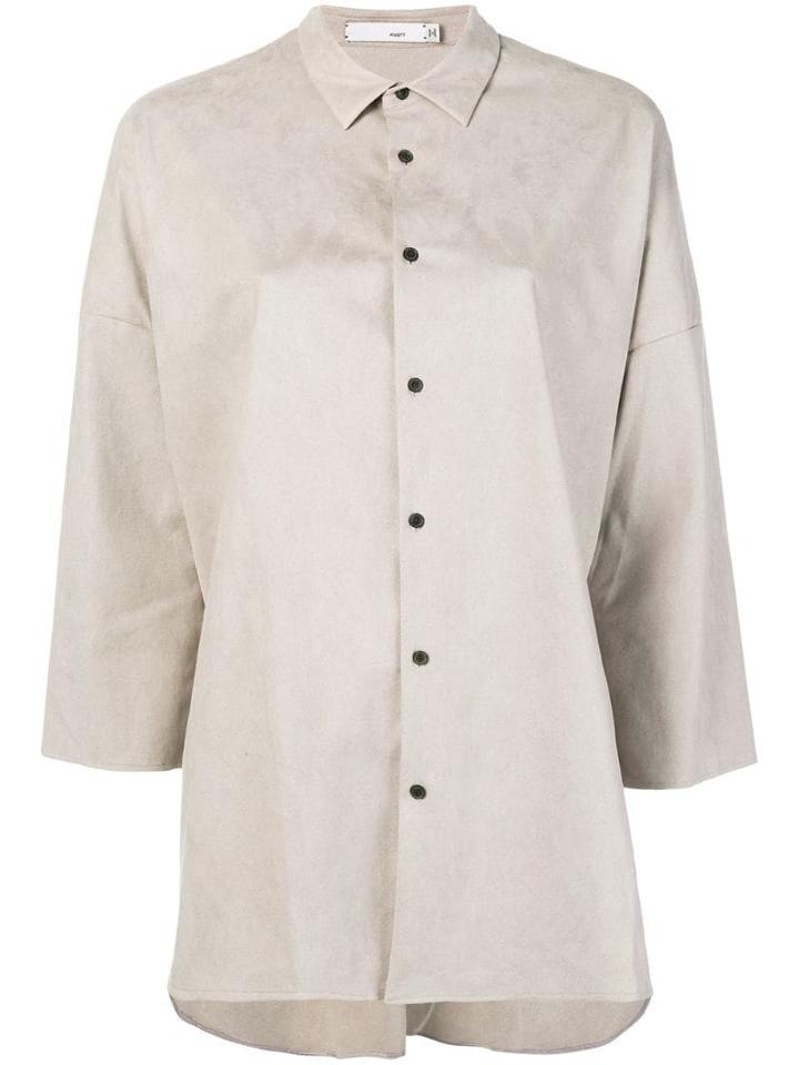 Knott Oversized Shirt - Neutrals