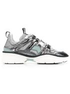 Isabel Marant Panelled Sneakers - Grey
