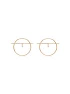 Persée 18k Yellow Gold Ring Diamond Earrings