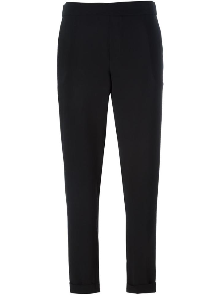P.a.r.o.s.h. Elasticated Trousers, Women's, Size: Xl, Black, Polyester