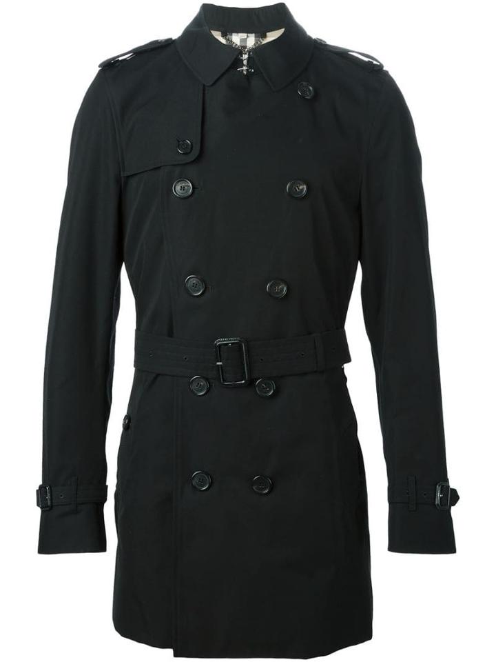 Burberry The Kensington - Mid-lenght Trench Coat - Black
