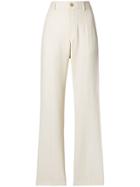 Erika Cavallini High-waisted Trousers - Neutrals