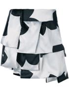 Giorgio Armani Pre-owned Layered Printed Skirt - Black