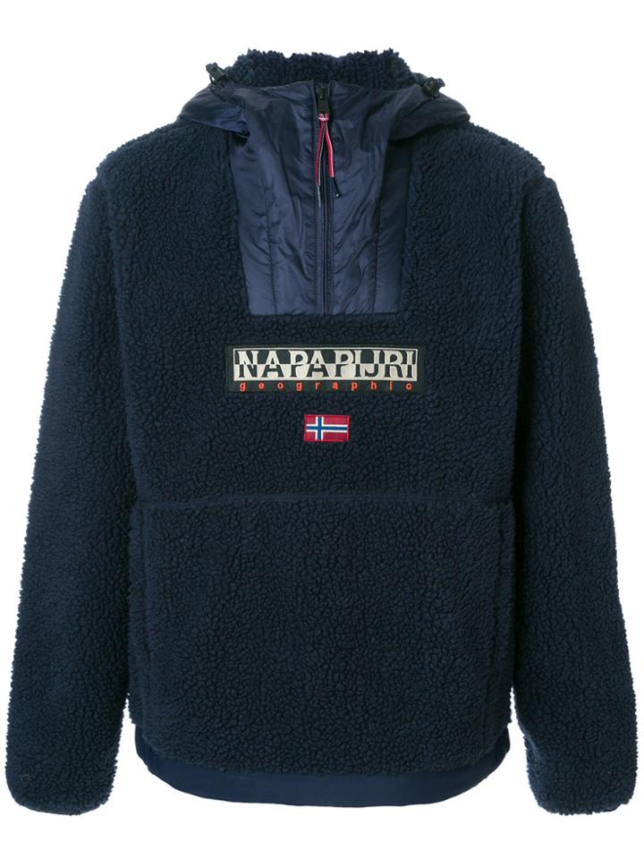 Napapijri Teide Sherpa Jacket - Blue