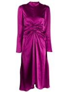 Sies Marjan Ruched Fluid Dress - Pink