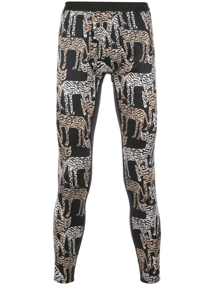 Prabal Gurung All-over Print Leggings - Black