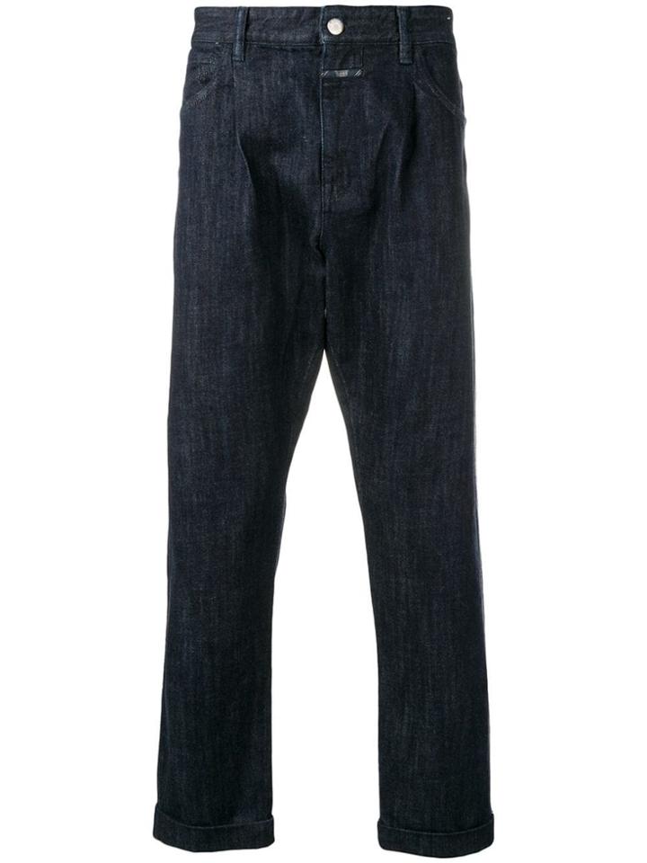 Closed Micro Pleated Denim Jeans - Blue