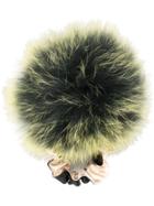 Tu Es Mon Trésor Pom Pom Scrunchie - Green
